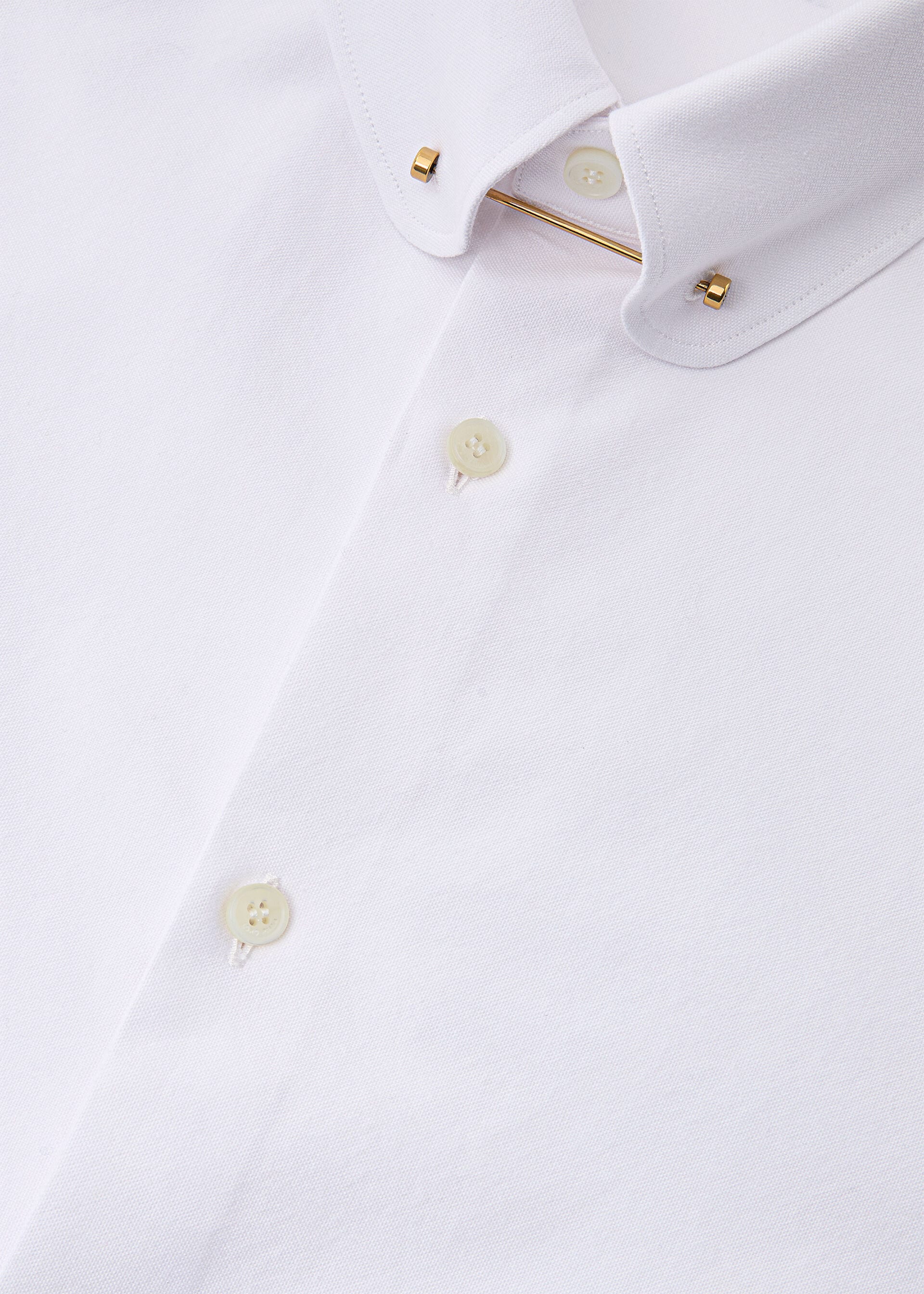 ELIA PENNY BAR COLLAR SHIRT HEAVY OXFORD