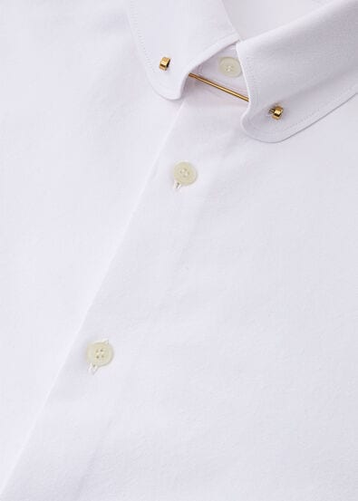 ELIA PENNY BAR COLLAR SHIRT HEAVY OXFORD