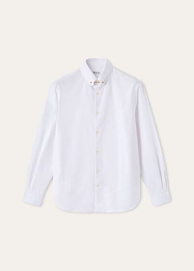 ELIA PENNY BAR COLLAR SHIRT HEAVY OXFORD