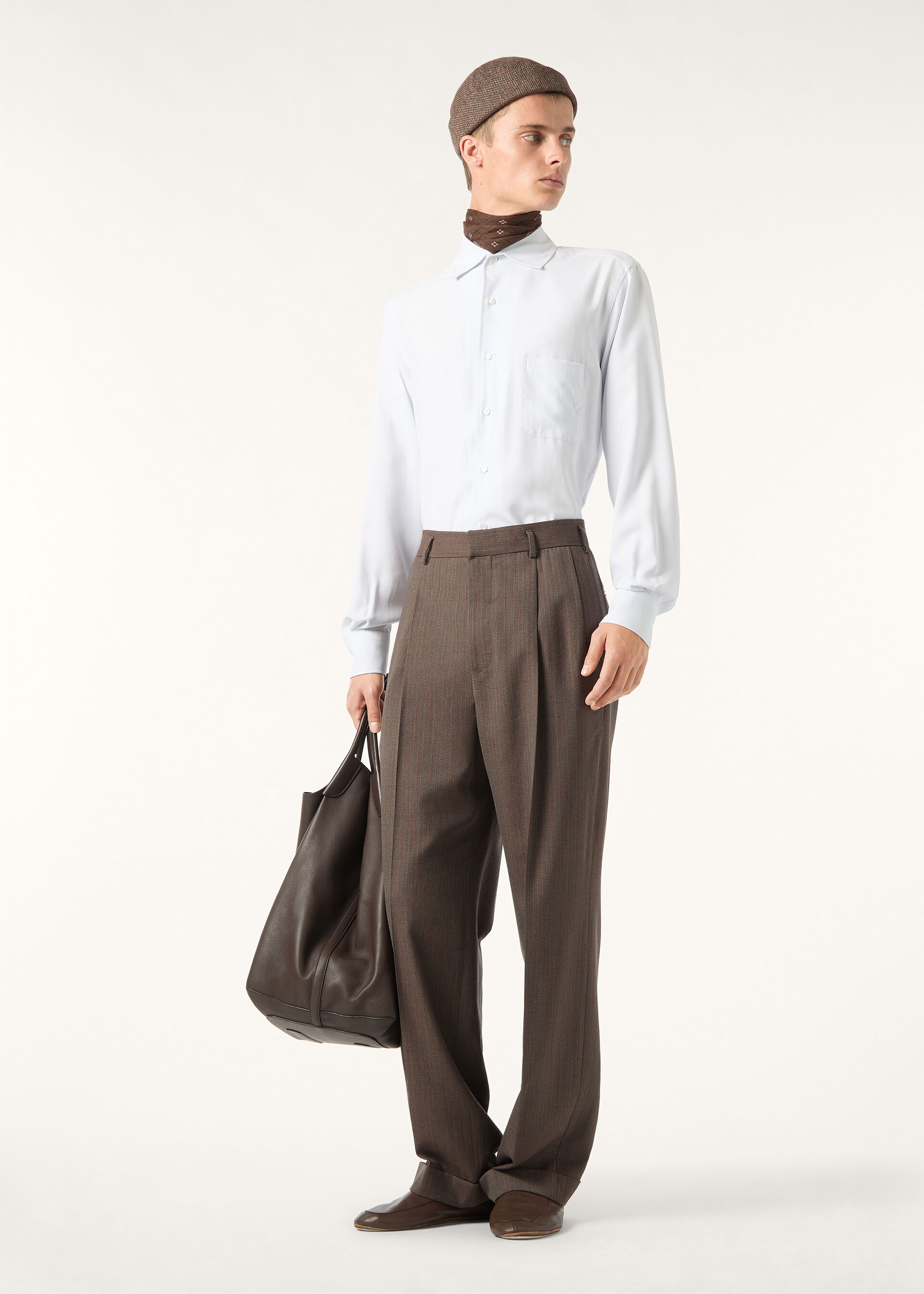 ANDRE' SHIRT PORCELAIN SILK