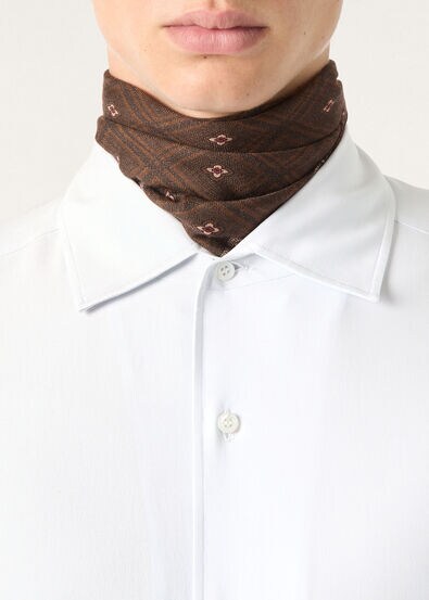 ANDRE' SHIRT PORCELAIN SILK