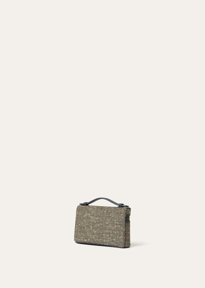 EXTRA POCKET MINI PCH WOOL LNN SLK TWEED/RND LTHR_FAQ2183_B5MU_NR_2