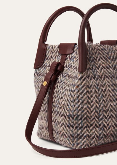 BALE MICRO CHEVIOT TWEED WOOL A/ROUNDED LTH