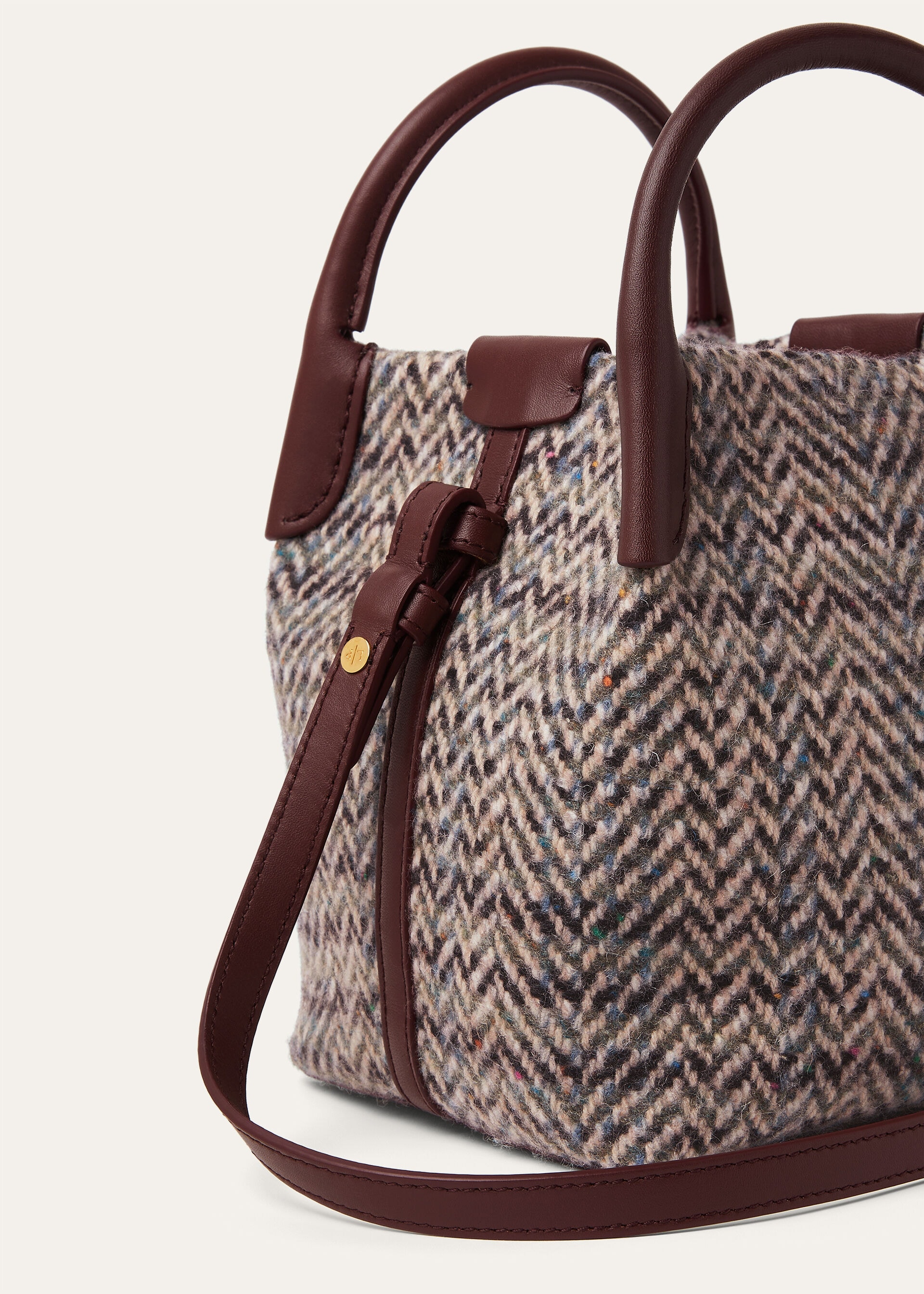 BALE MICRO CHEVIOT TWEED WOOL A/ROUNDED LTH