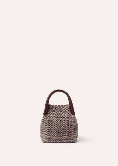 BALE MICRO CHEVIOT TWEED WOOL A/ROUNDED LTH