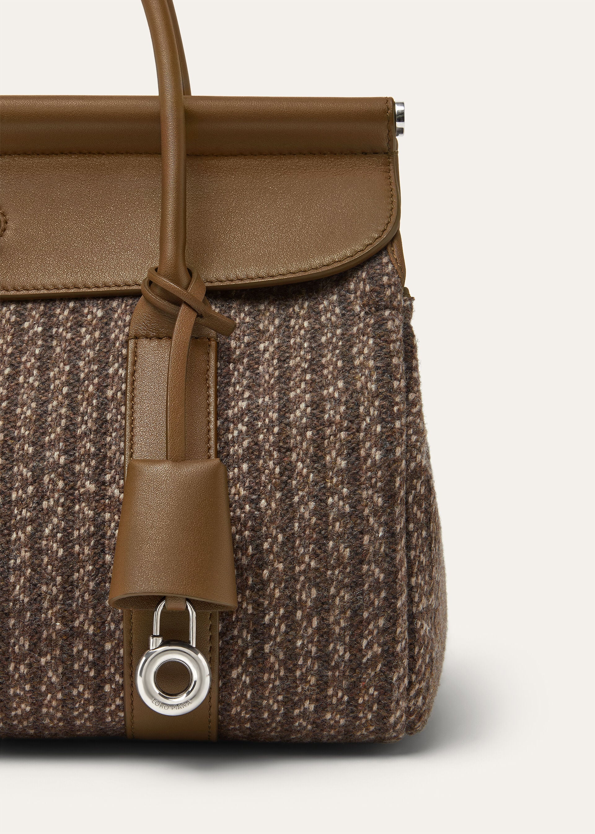 LOOM L25 PINSTRIPES TWEED/ROUNDED LEATHER