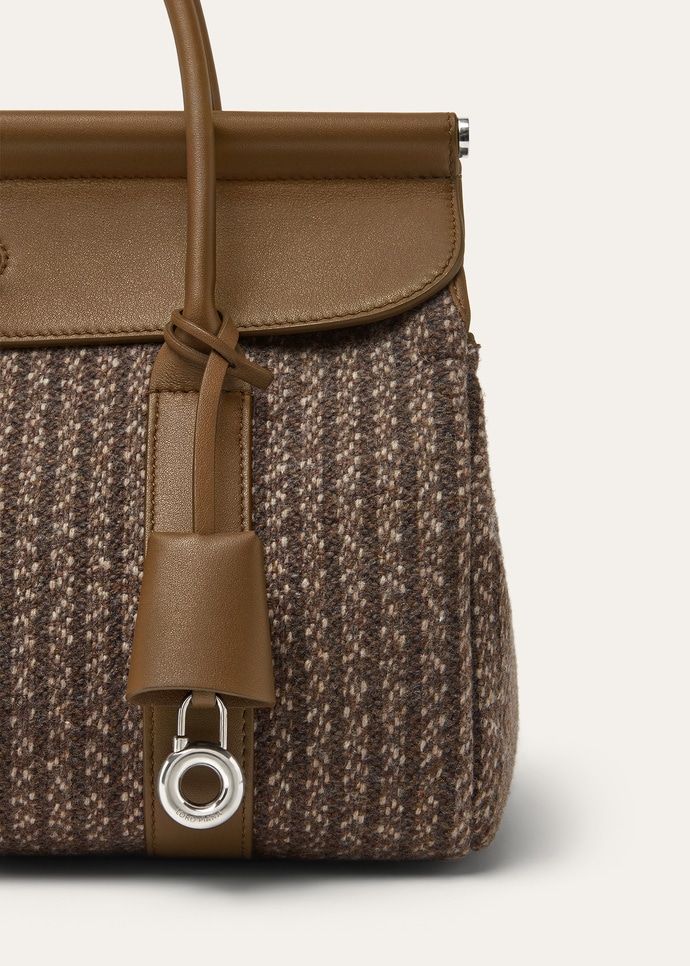 LOOM L25 PINSTRIPES TWEED/ROUNDED LEATHER_FAQ2337_B5NP_NR_7