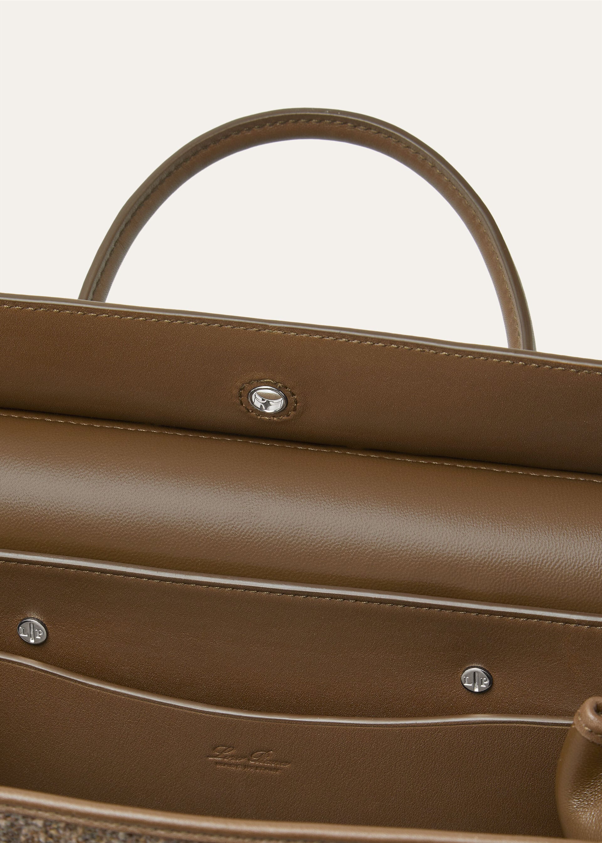 LOOM L25 PINSTRIPES TWEED/ROUNDED LEATHER