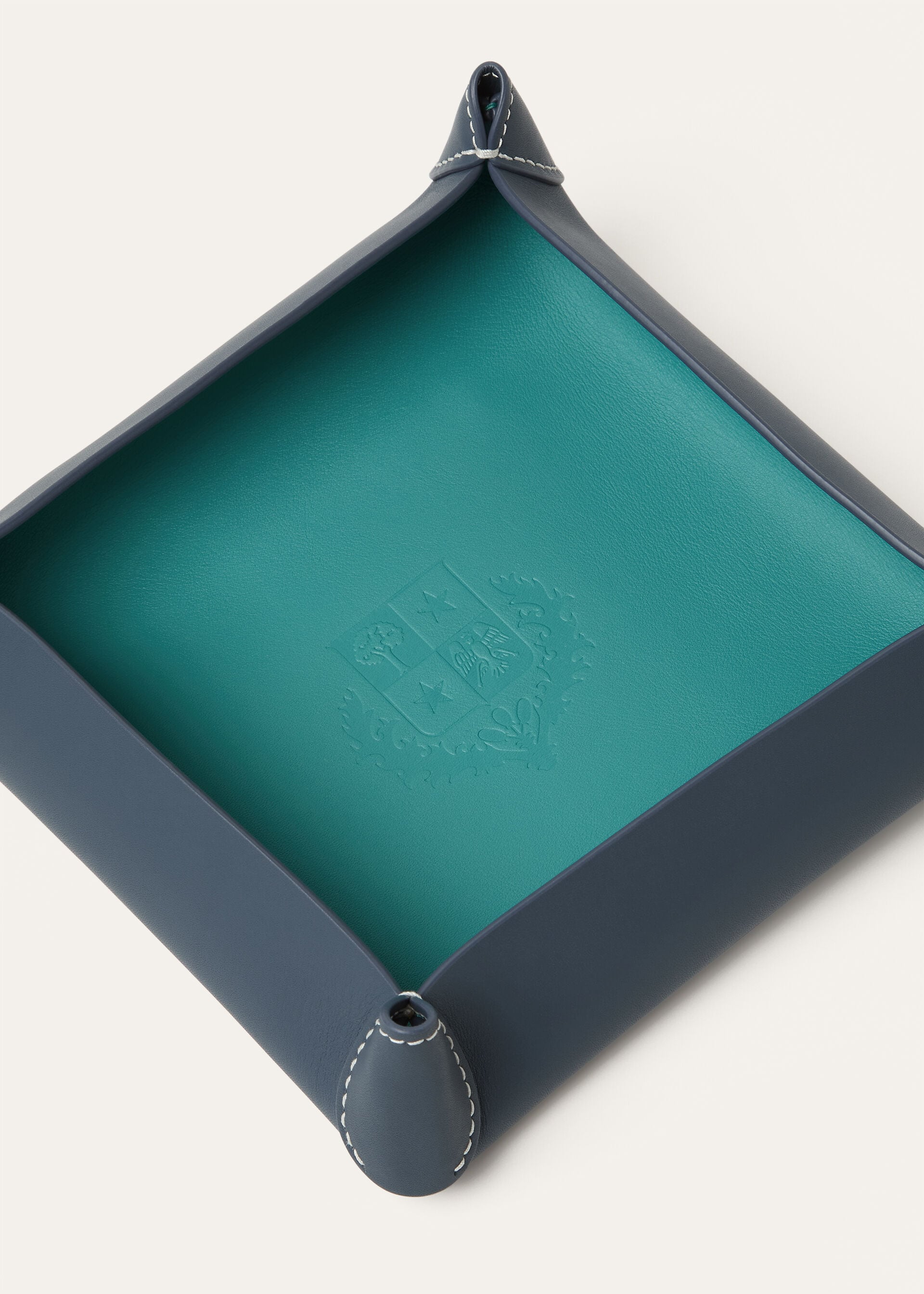 POCKET EMPTIER TWO TONE CREST ROUNDED CALF