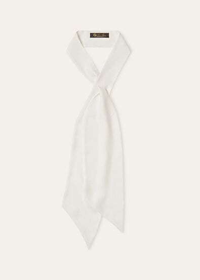 DUCAL TIE SCARF PLUMETIS SILK