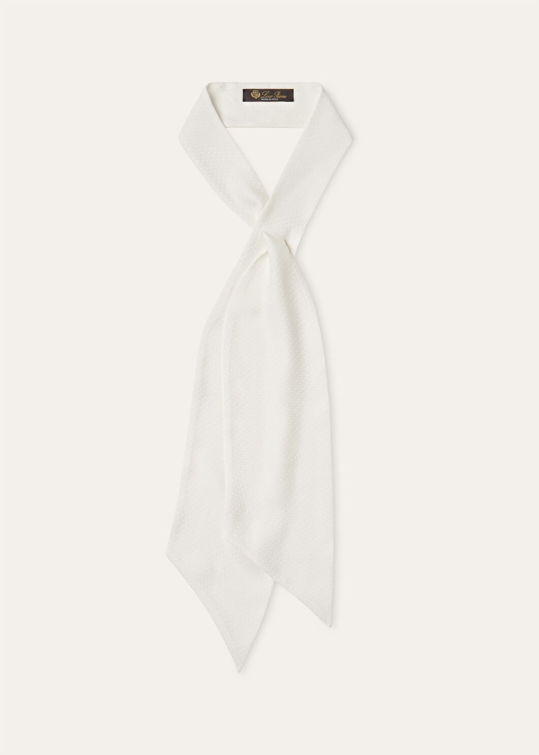 DUCAL TIE SCARF PLUMETIS SILK