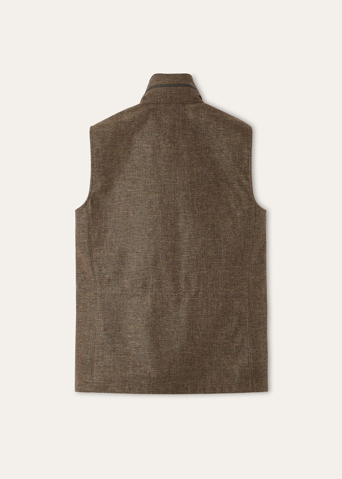 TRAVELLER VEST LINEN COTTON MALFILE' STORM_FAQ2555_518P_2