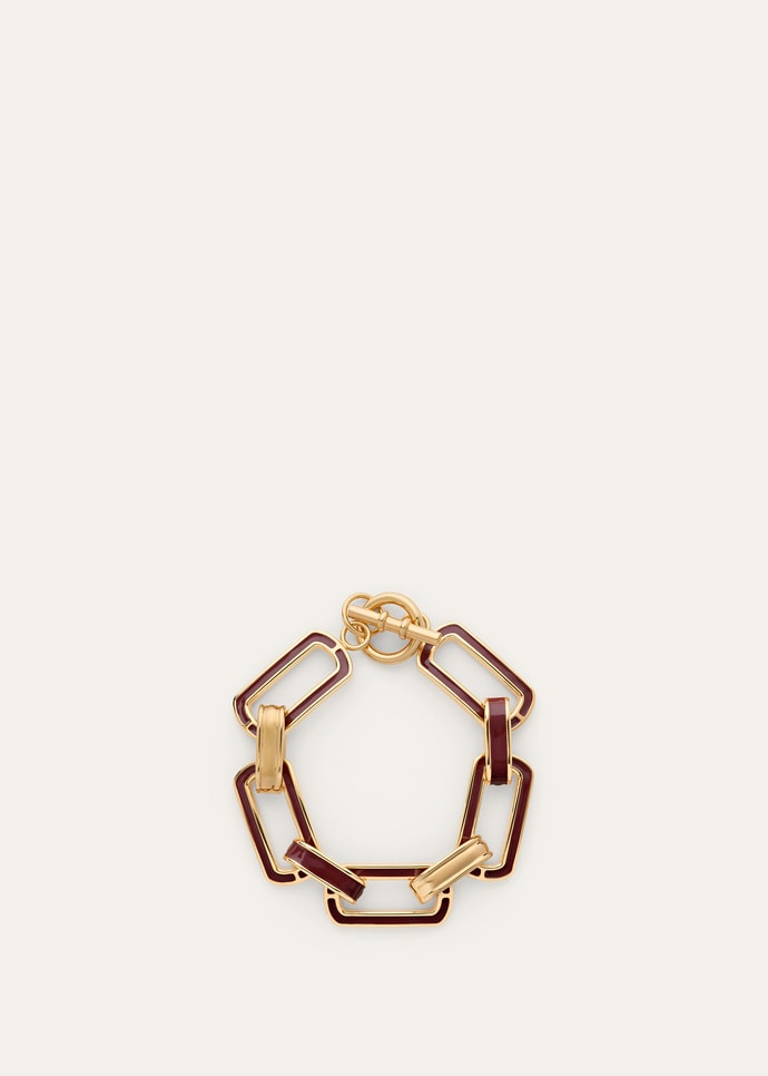 LINK CHAIN BRACELET WITH ENAMEL_FAQ2712_B4DA_4