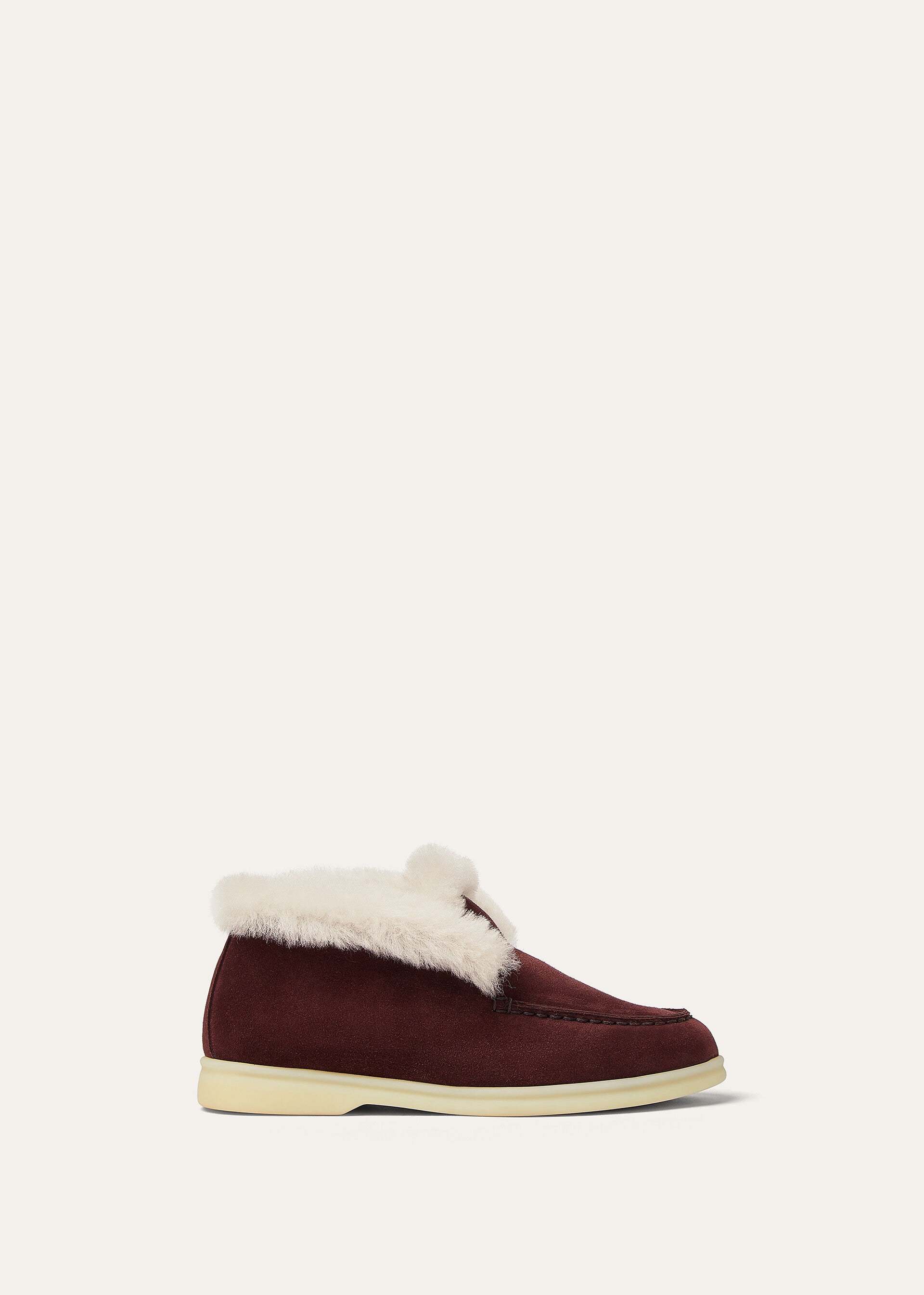 KID OPEN WALK SUEDE SHEARLING