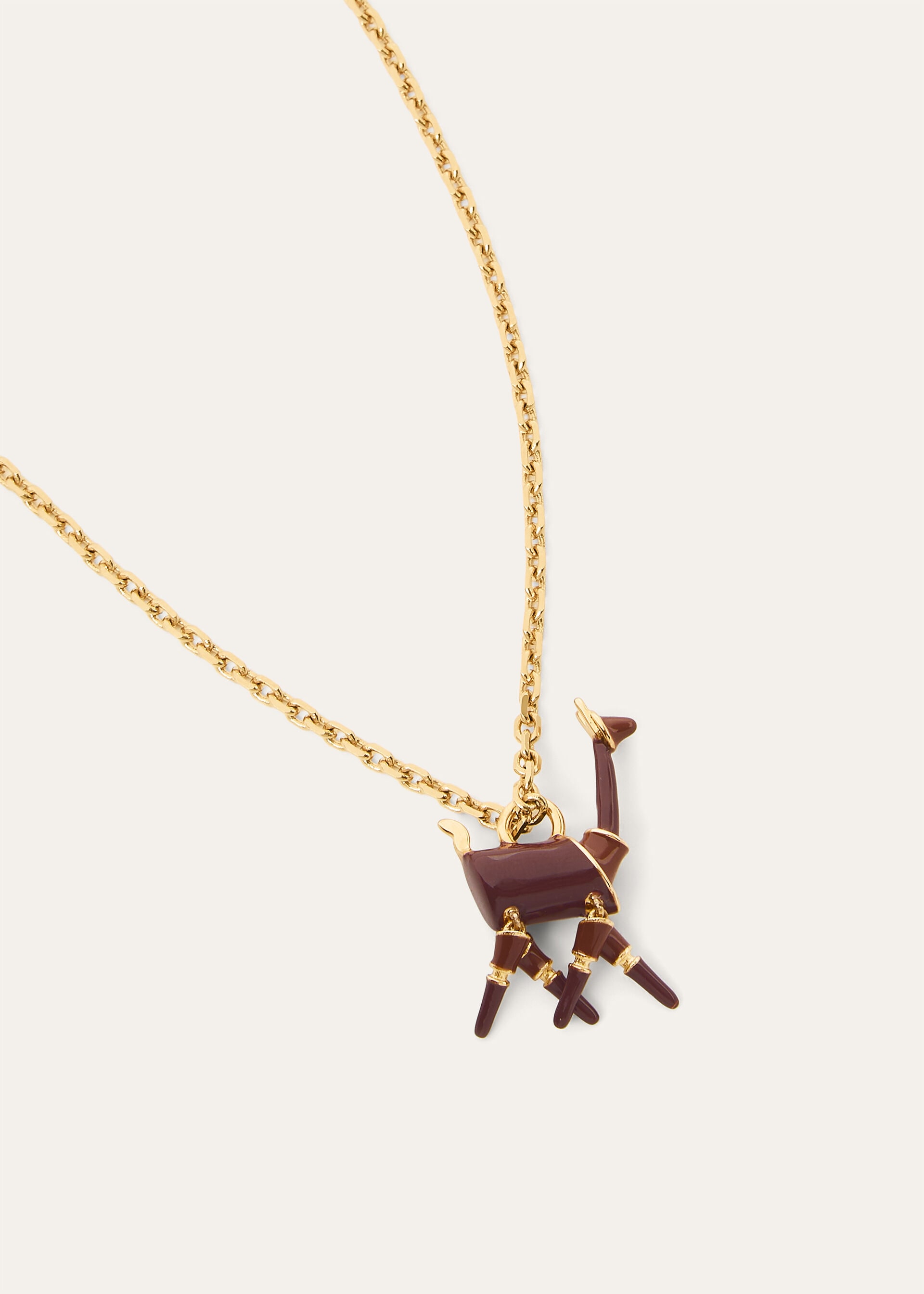 VICUNA NECKLACE WITH ENAMEL