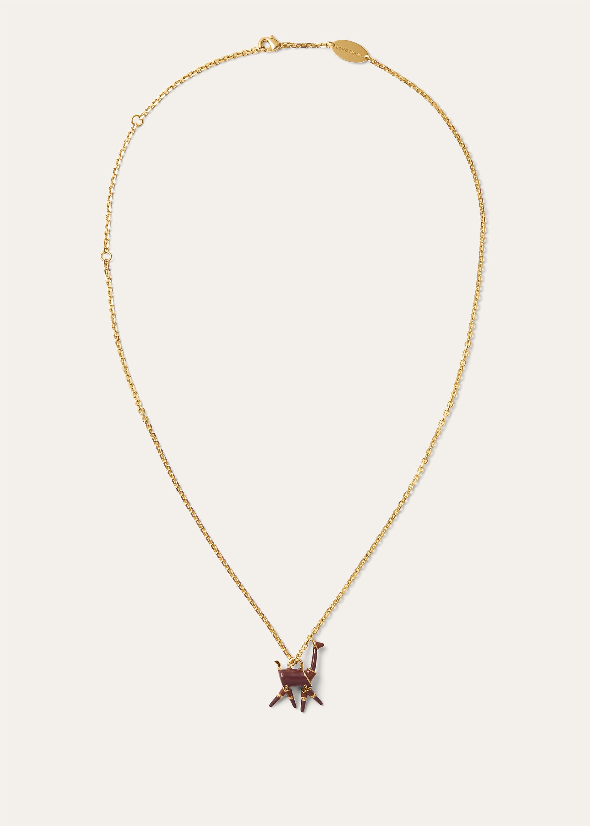 VICUNA NECKLACE WITH ENAMEL