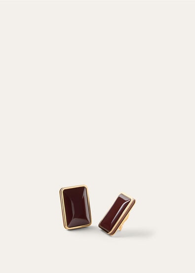 BONBON EARRINGS BRASS WITH ENAMEL