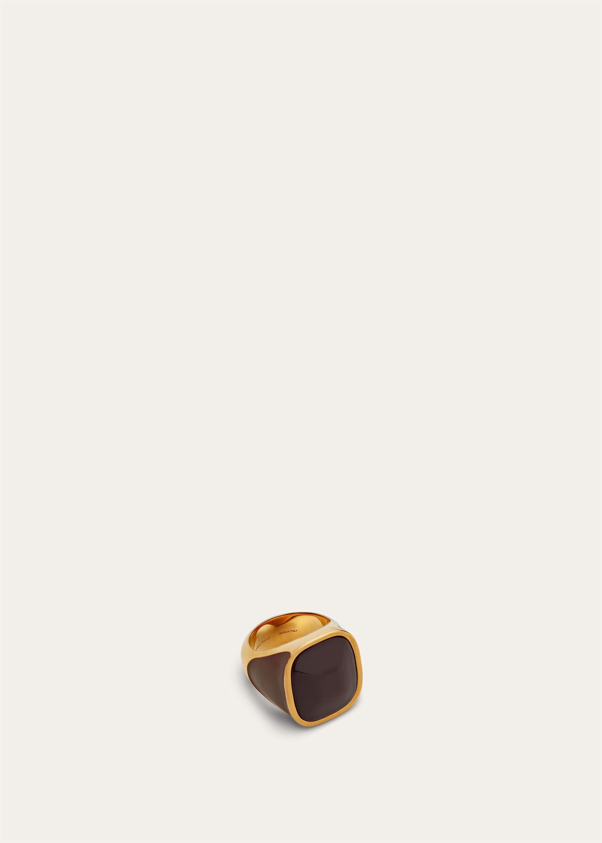 BONBON ROUND RING BRASS WITH ENAMEL