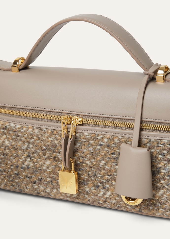 EXTRA BAG L23 TWEED LUREX/ROUNDED LEATHER_FAQ2941_F7MH_NR_5