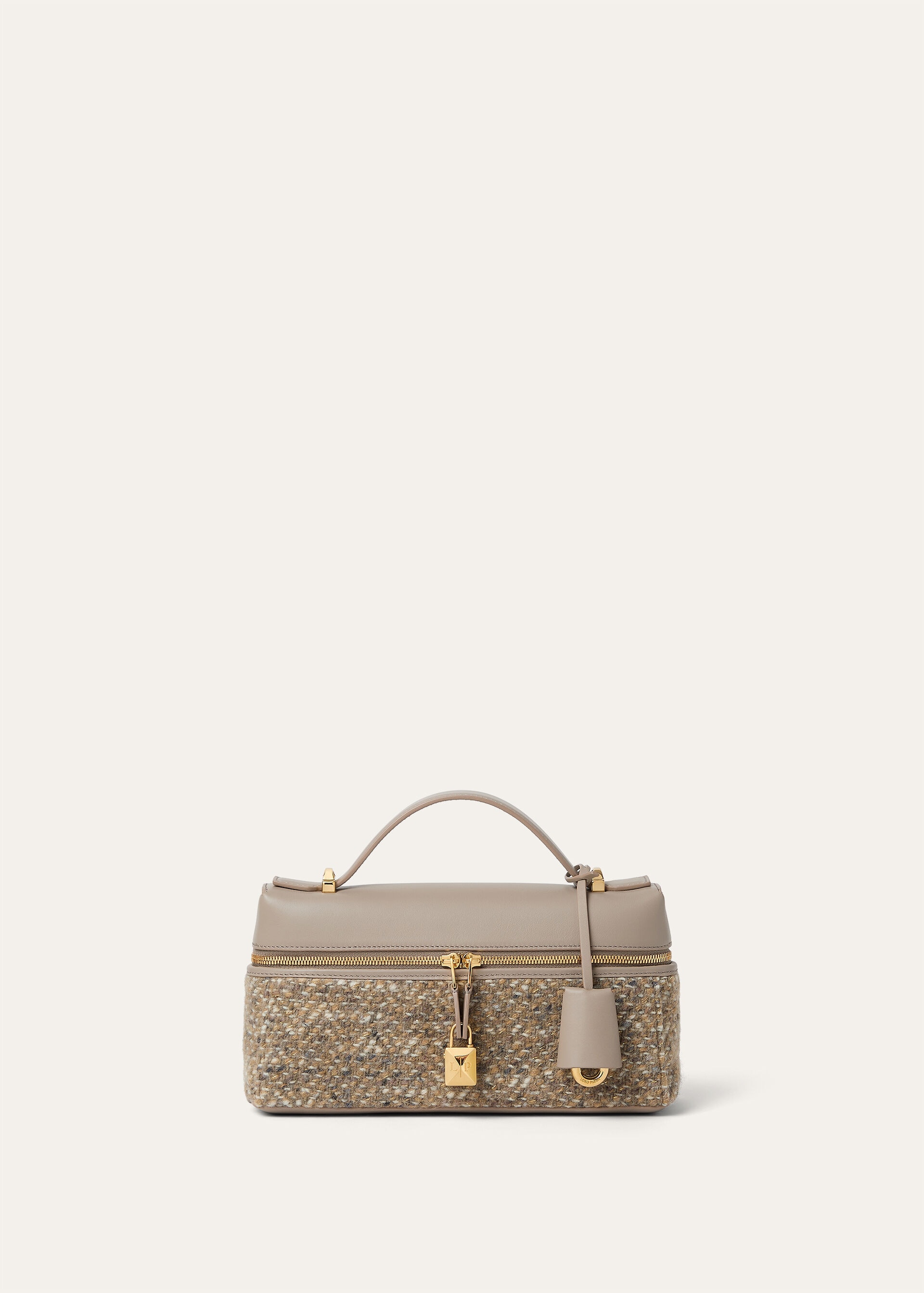 EXTRA BAG L23 TWEED LUREX/ROUNDED LEATHER