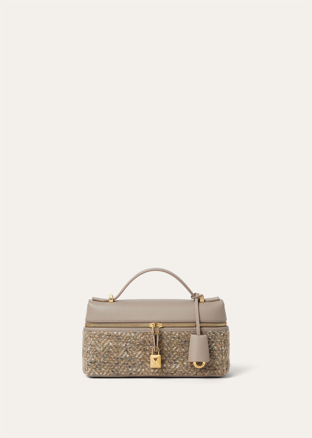 EXTRA BAG L23 TWEED LUREX/ROUNDED LEATHER