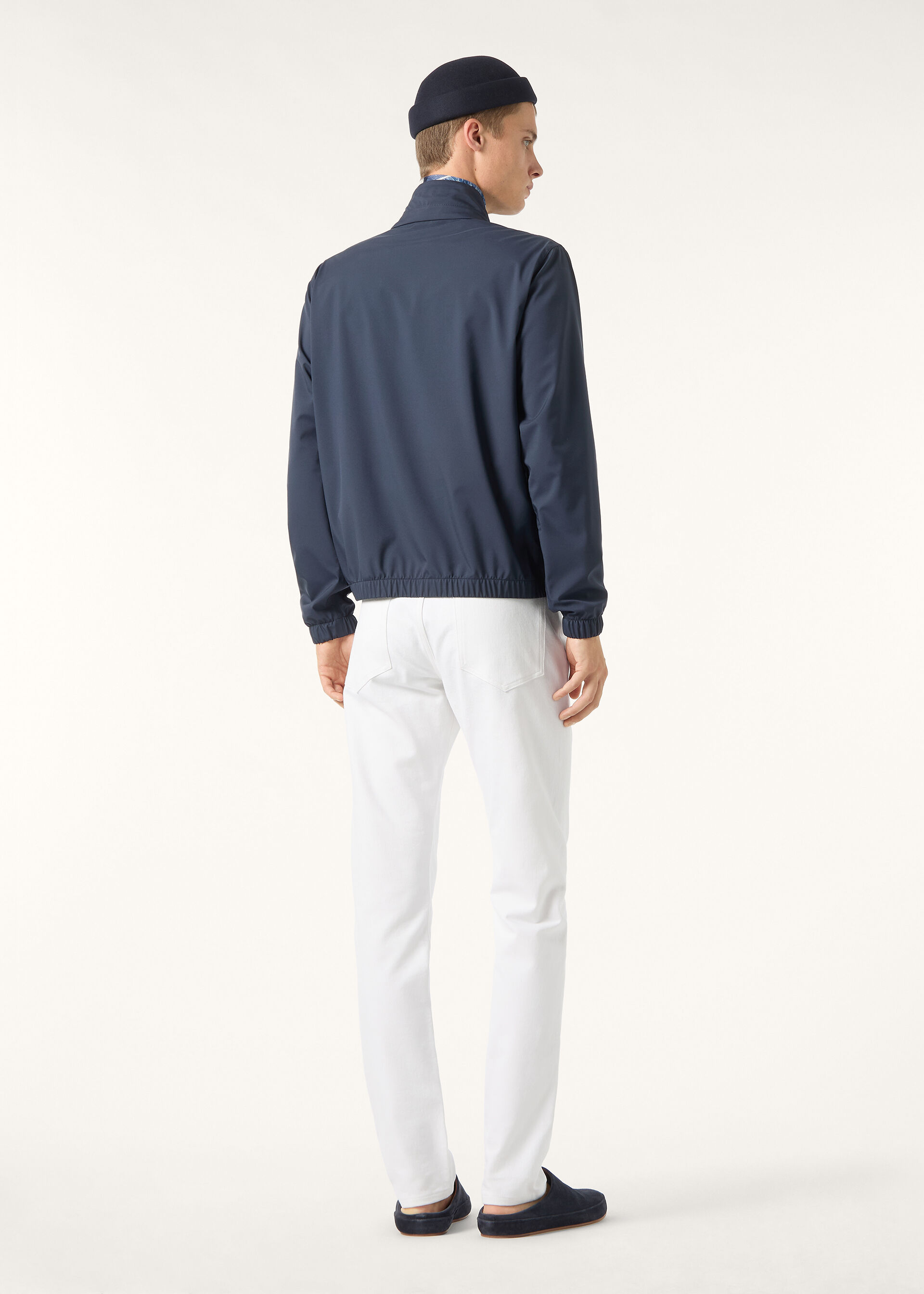 LORO PIANA BOMBER WINDBELT STRETCH STORM