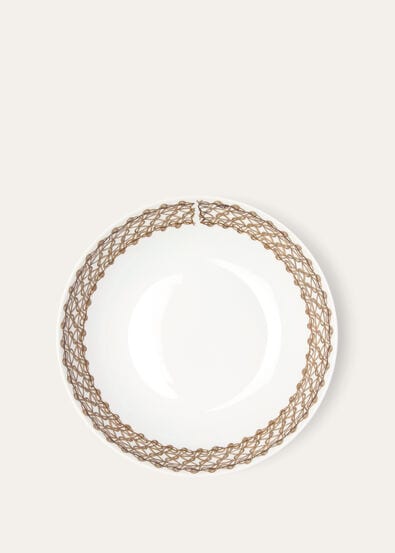 SOUP PLATE 19 CM PUNTI A MAGLIA