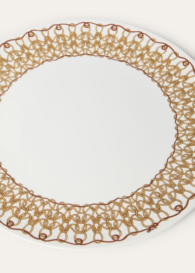 CHARGER PLATE 31,5 CM PUNTI A MAGLIA