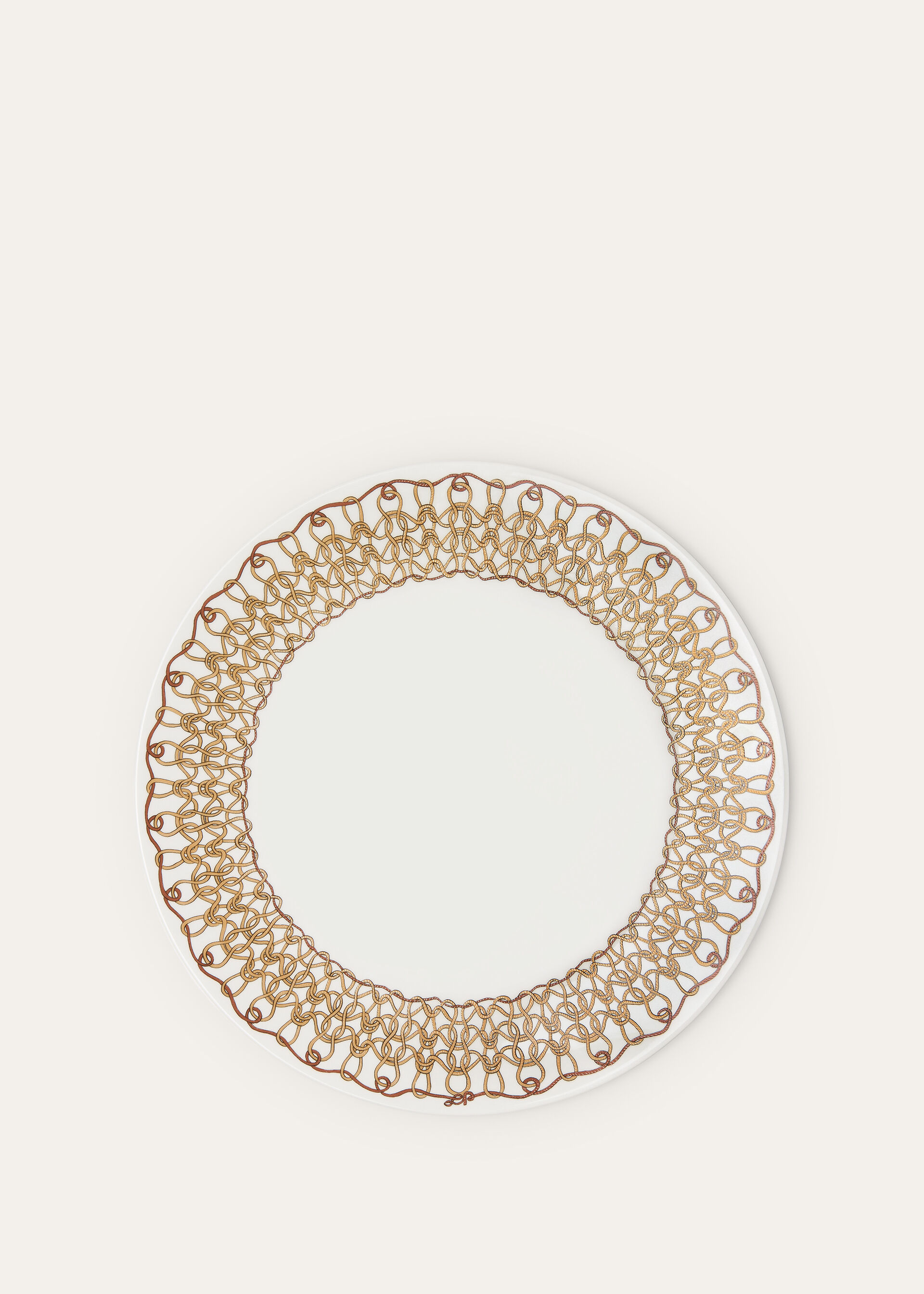 CHARGER PLATE 31,5 CM PUNTI A MAGLIA