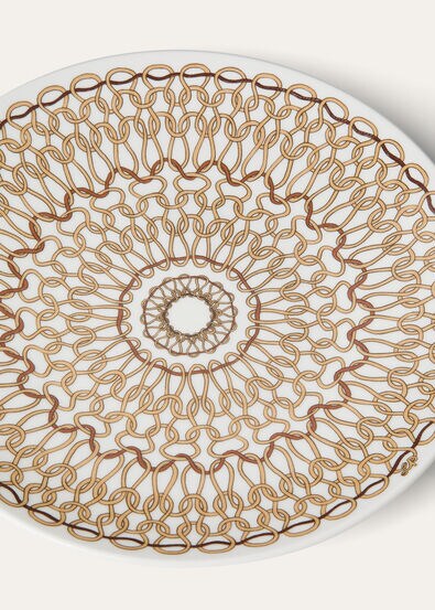 DESSERT PLATE 21,5 CM PUNTI A MAGLIA
