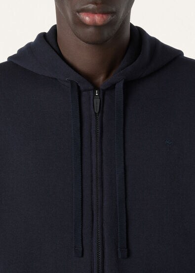 WHITNEY HOODED BOMBER RC REPLICA LUXURY FLEECE