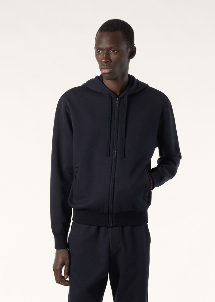 WHITNEY HOODED BOMBER RC REPLICA LUXURY FLEECE_FAQ3476_W000_4