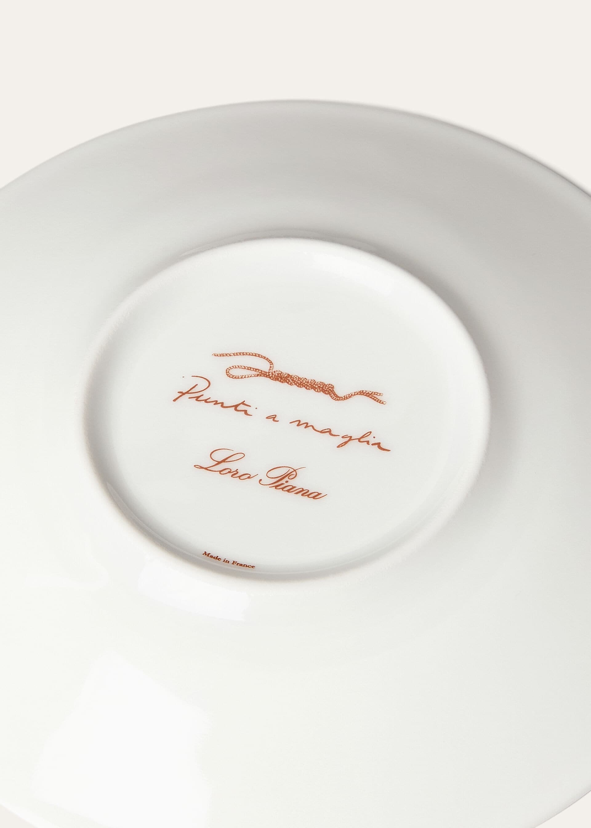 COFFEE CUP & SAUCER PUNTI A MAGLIA