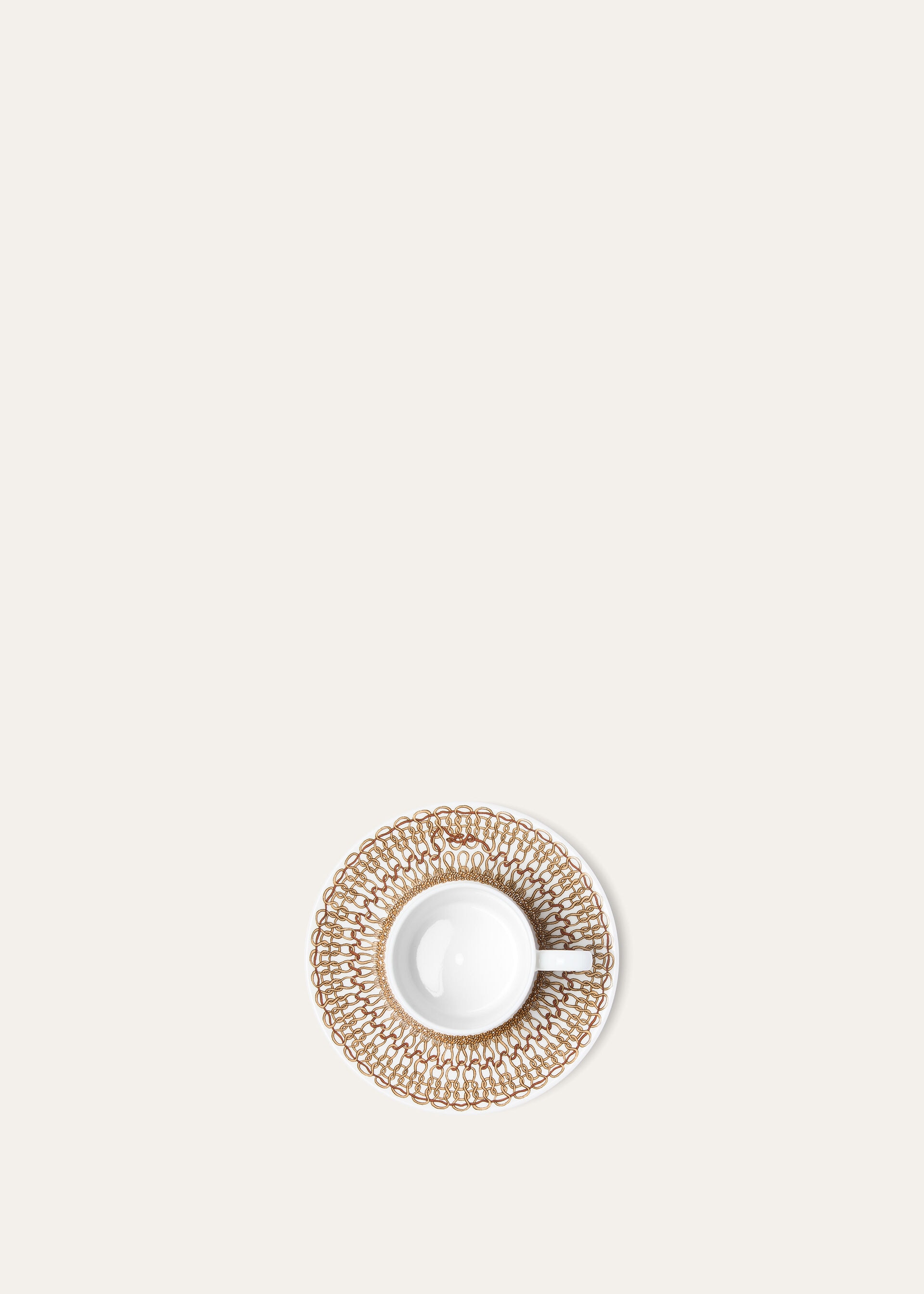 COFFEE CUP & SAUCER PUNTI A MAGLIA