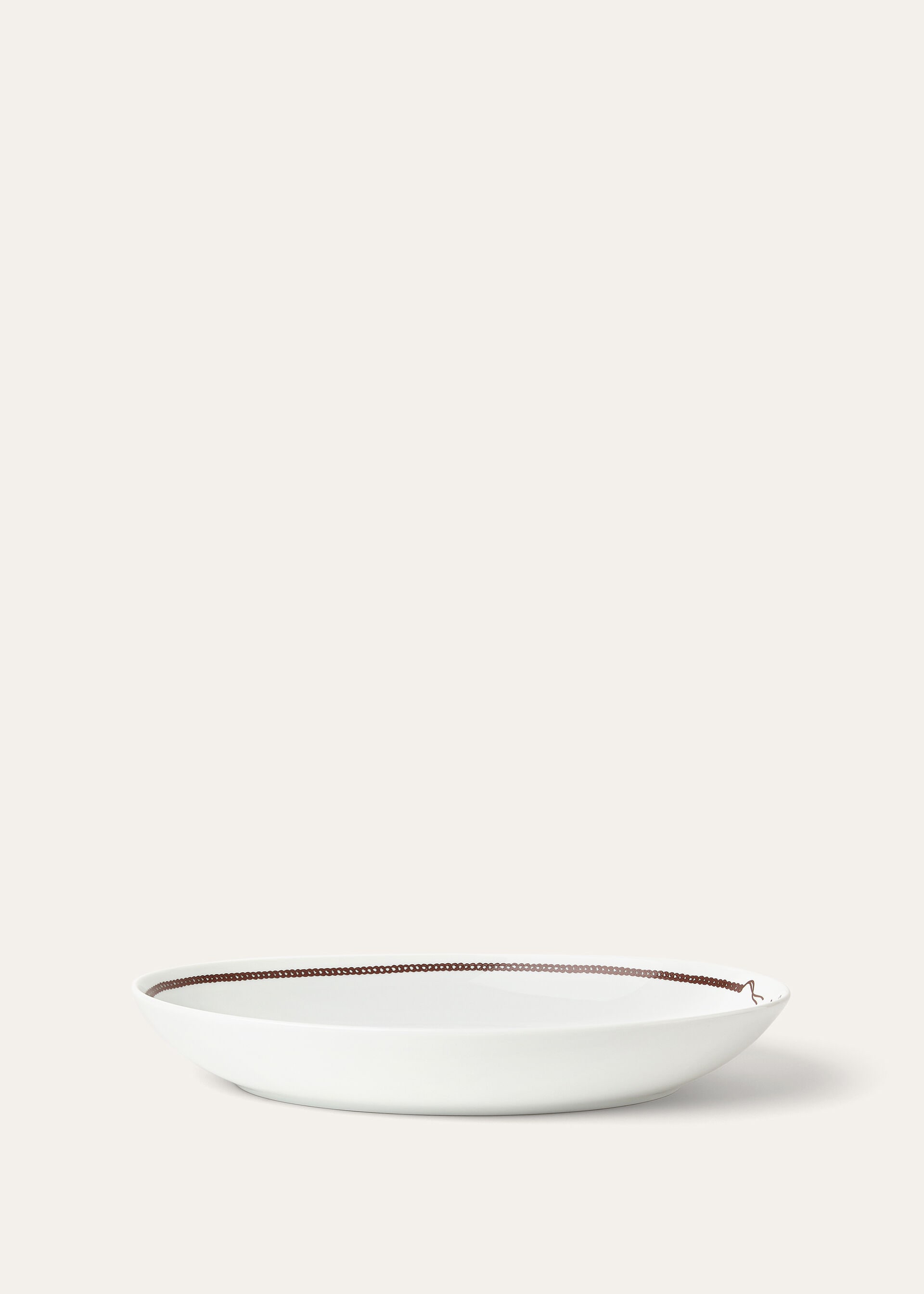 OVAL PLATTER 38 CM PUNTI A MAGLIA