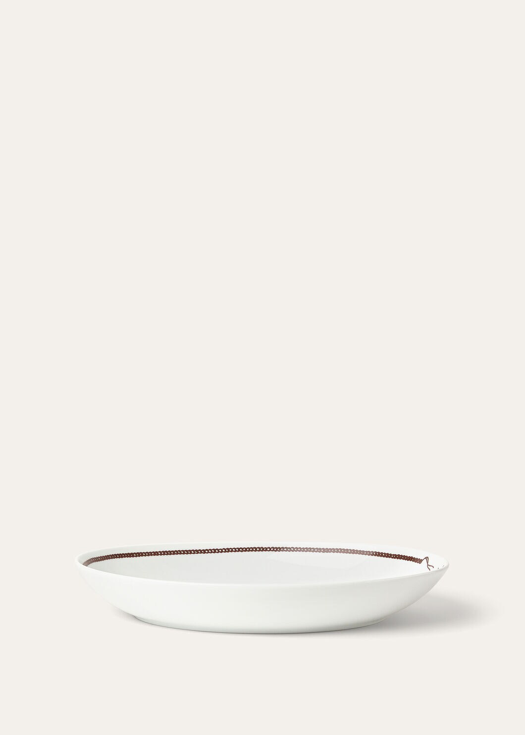 OVAL PLATTER 38 CM PUNTI A MAGLIA