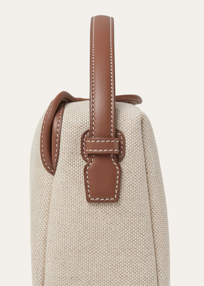 LP TRAVEL POUCH NATURAL CANVAS/ROUNDED LEATHER_FAQ3773_B5RV_NR_5