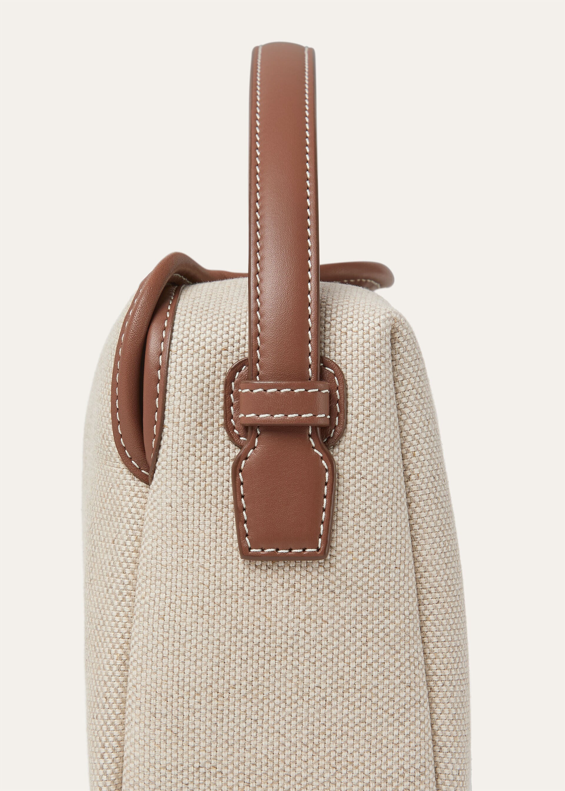 LP TRAVEL POUCH NATURAL CANVAS/ROUNDED LEATHER