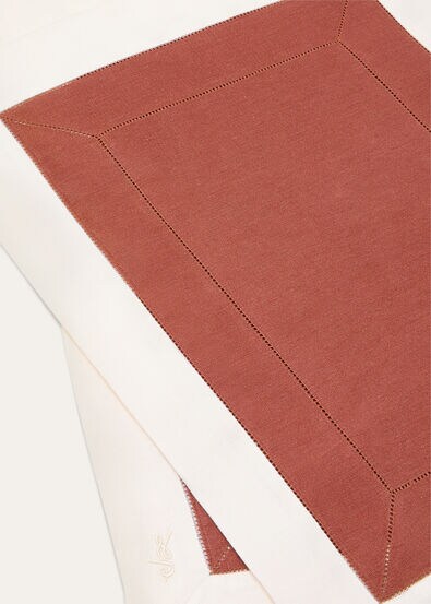 SET OF 2 PLACEMAT PUNTI A MAGLIA LINEN