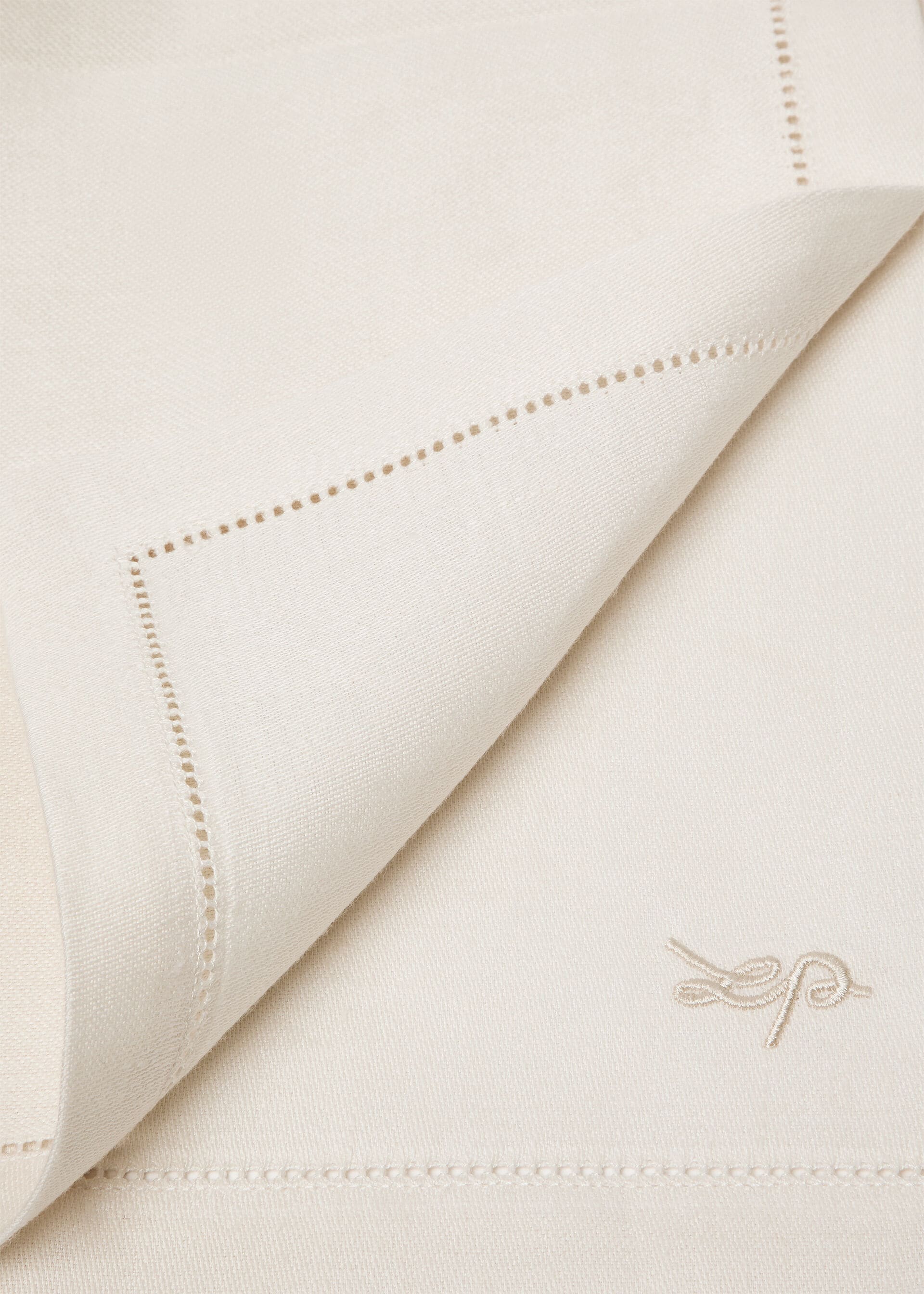 SET OF 2 NAPKINS PUNTI A MAGLIA LINEN