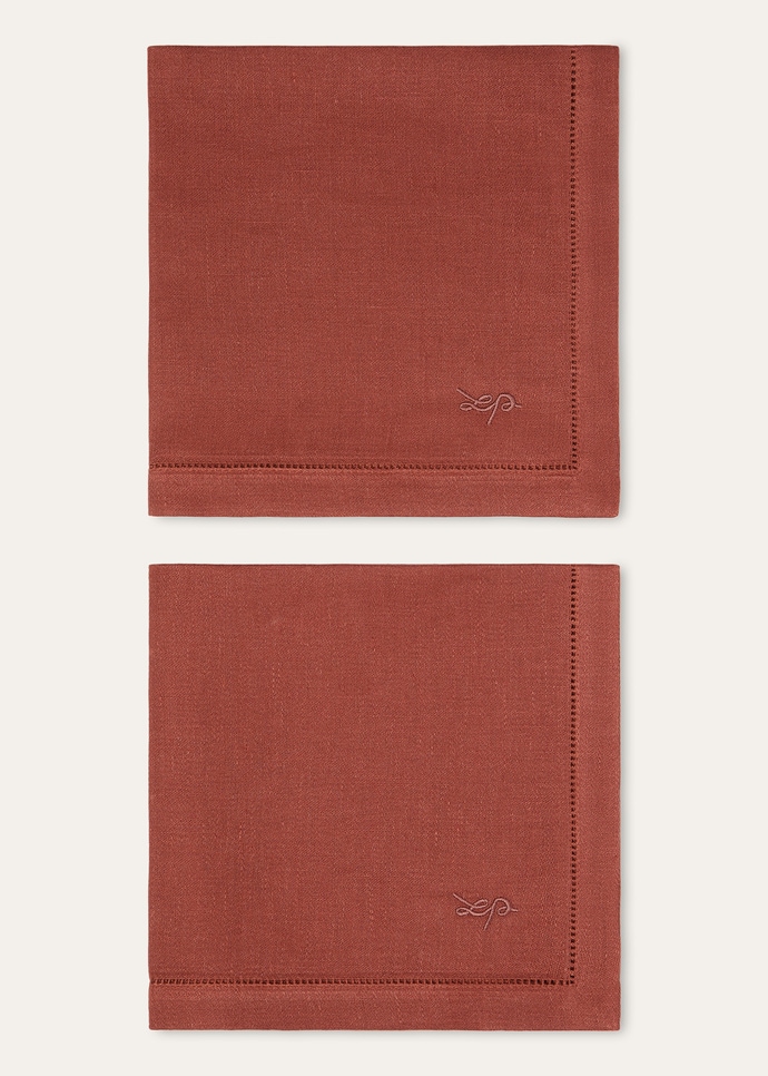 SET OF 2 NAPKINS PUNTI A MAGLIA LINEN_FAQ3782_Q08Q_NR_1