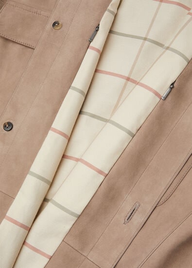 LORO PIANA OVERSHIRT LOWERED SUEDE