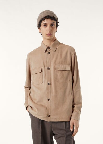 LORO PIANA OVERSHIRT LOWERED SUEDE