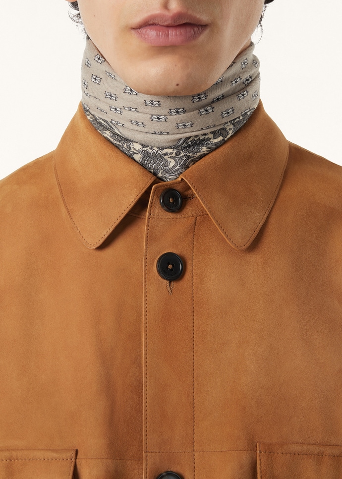 LORO PIANA OVERSHIRT LOWERED SUEDE_FAQ4057_E02L_2
