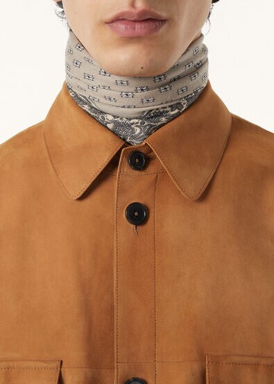 LORO PIANA OVERSHIRT LOWERED SUEDE