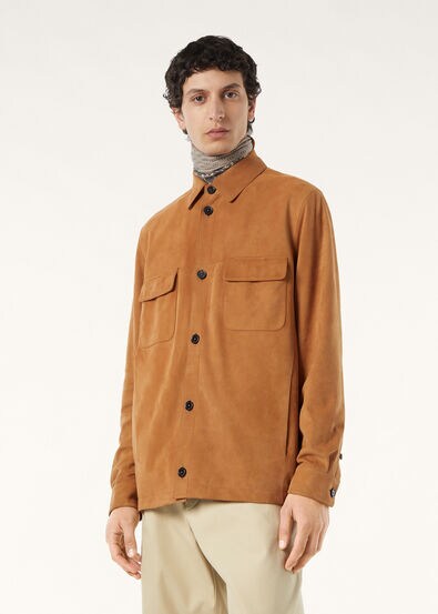 LORO PIANA OVERSHIRT LOWERED SUEDE