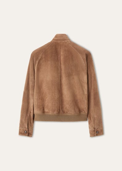 NOVAK BOMBER PLUME SUEDE