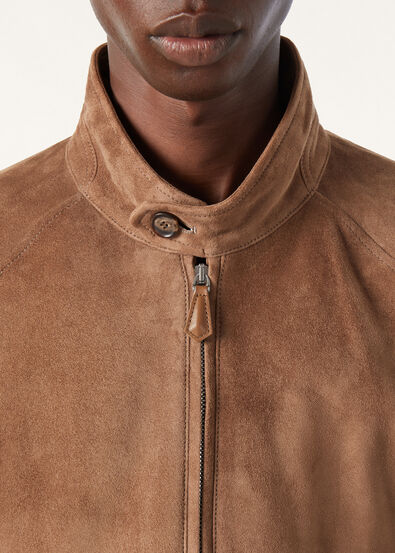 NOVAK BOMBER PLUME SUEDE