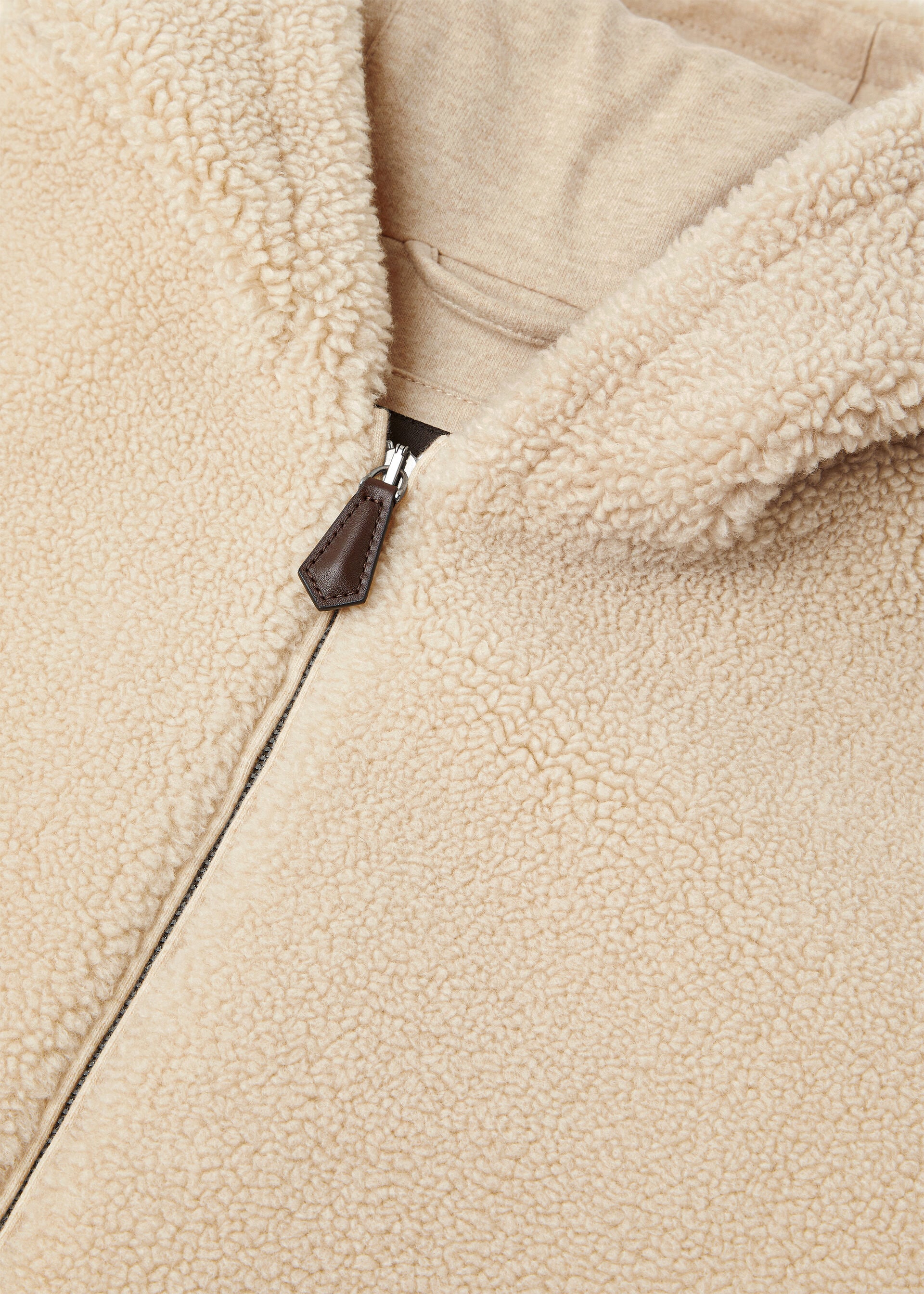 ST MORITZ HOODED BOMBER CASHFUR