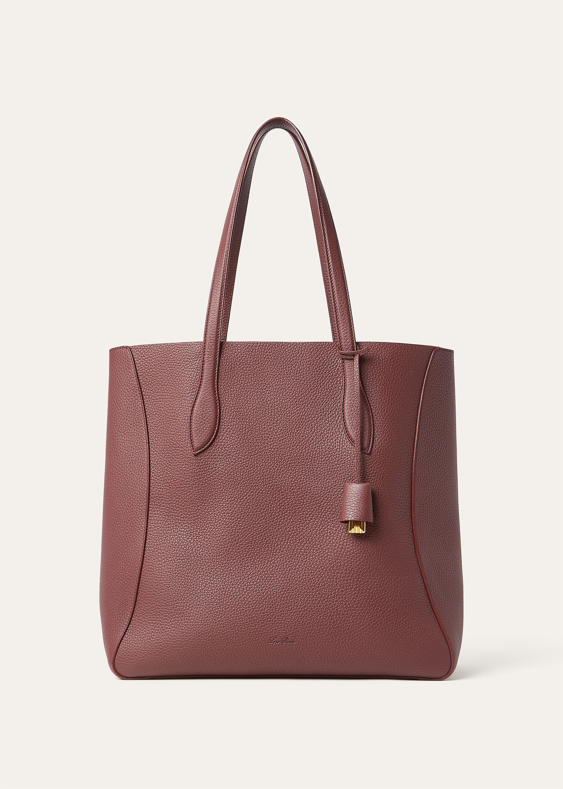 NEEDLE SHOPPER SOFT GRAINED LEATHER